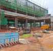 Work progresses on La General Hospital project despite reports of workers being laid off for lack of funds